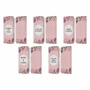 MONIKA STRIGEL FLOWERS AND QUOTES LEATHER BOOK CASE FOR APPLE iPOD TOUCH MP3