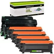 2× DR420 Drum + 4× TN450 Toner Fits For Brother HL-2240/2242 DCP-7065DR MFC-7460