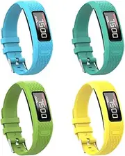 Watbro Band Compatible with Garmin Vivofit 1/ Vivofit2, Soft Silicone Colorful Watch Band Strap Wristband for Vivofit 1/ Vivofit 2 Activity Tracker, for Women Men Small Large