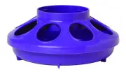 Little Giant Plastic Poultry Feeder Base for 1 Quart Container- Purple