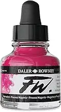 Daler Rowney FW Artists Acrylic Ink 29.5 ML Pot Process Magenta