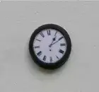 OO GAUGE STATION TOWN CLOCK SINGLE FACED FOR HORNBY MODEL RAILWAY LAYOUT 00
