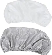 SHOWERORO 2 Pack Fitted Sheet Microfiber Breathable Lounger Cover for Toddler Bed 100% Machine Washable Stylish Design