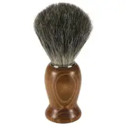 Swissco Badger Shave Brush- Dark Wood Handle (5097-DKW)
