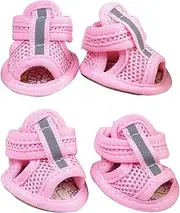 Puppy Shoes | Large Dog Shoes | Puppy Boots Pet Supply for Pavement Garden Road Hiking Night Travel Floor Home Park Daily Outdoor