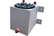 RCI 1 Gallon (3.8L) Aluminium Fuel Cell with Foam Natural Size: 6-1/2" x 6-1/2" x 9"