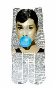 Art N Wordz Apparel Audrey Hepburn Bubble Magnetic-Magnificent Dictionary Art...