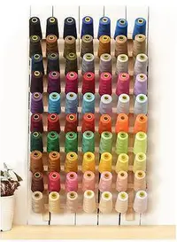 在飛比找Yahoo!奇摩拍賣優惠-縫紉機線套裝402彩色白家用手縫線縫衣服的針線結實寶塔線