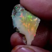 11.70Ct Natural Multi Fire Ethiopian Welo Opal Spicemen Rough Gemston USA DEALER