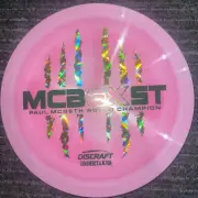 DISCRAFT SWIRLY ESP 6X CLAW UNDERTAKER DISC GOLF PAUL MCBETH PK/GD 174G @LSDISCS