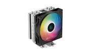 DeepCool AG400 ARGB Single Tower CPU Cooler, TDP 220W, 120mm Static ARGB Fan, 4 Direct-Touch Copper Heat Pipes, Intel LGA1851/1700/AMD AM5 Support