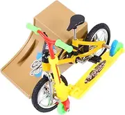 LRXIYODE 1 Set Mini Finger Sports Portable Finger Scooter Bike Ramp Educational and Design for Tabletop Play
