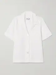 [CDLP] CDLP - Lyocell Pajama Shirt - White - EU 42 EU 42 White