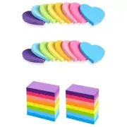 480 Sheets Colorful Note Paper Rectangular Note Paper Heart Shaped Note Paper