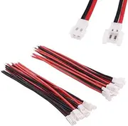 OliYin 10pairs 1S 2 Pin Molex 51005 51006 2.0mm Pitch Losi Micro Model Battery Connector 22awg Heatproof Silicone Cable 10cm for RC Helicopter QAV Multicopter