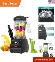 Stainless Steel Blade Blender with Variable Speed - Crush Ice & Make Smoothies