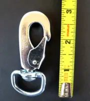 NEW / NOS - Made in Sweden Swivel Clips Eye Bolt Snap Hooks