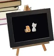 Pin Case - Pin Display Board - Trading Badge Case Organizer for Medals Brooches, Jewelry, Wall and Tabletop Presentation
