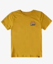 Quiksilver Kool Enough T-Shirt Dark Yellow Size L 4355