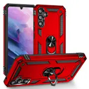 For Samsung Galaxy A34 5G Case, Shockproof with Holder, Red