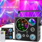 DMX Laser Projector RGB Strobe Disco Ball Party Lamp Stage Laser Light Scanner