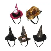Novelty Witch Hat Halloween Party Wizard Hat Headband Cosplay Costume Hairband