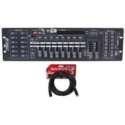 Chauvet DJ Obey 40 D-Fi 2.4 Wireless DMX Lighting Controller w/ MIDI+DMX Cable