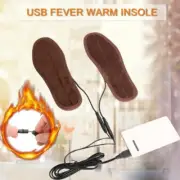 Heated Insoles Winter Shoe Inserts USB Charged Electric Insoles For Shoes Boot K