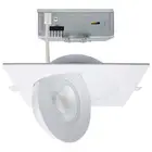 SATCO 15W - CCT Select - LED Downlight - Gimbaled - 6 Inch Square - White