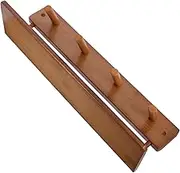 JECOMPRIS Wall Mount Coat Rack with Shelf Stylish Entryway Organizer Multifunctional Hanging Hooks for Coats Hats and Bags Modern Wall Storage for Kitchen Bedroom Bathroom