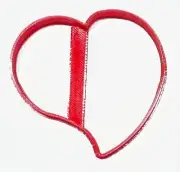 HEART SHAPE RAIN PAINT DROP OR LEAF OUTLINE SPECIAL COOKIE CUTTER USA PR3118