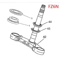 在飛比找蝦皮購物優惠-RCP YAMAHA FZ6 FZ6N FZ6 N 原廠 上