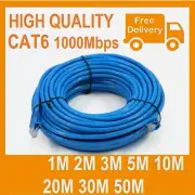1m 2m 3m 5m 10m 20m 30m 50m Ethernet Network Lan Cable CAT6 1000Mbps AU STOCK