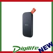 SanDisk Portable SSD SDSSDE30 480GB USB 3.2 Gen 2 Type C to A cable Read speed