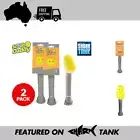 2 x Scrub Daddy Dish Daddy Soap Dispensing Dish Wand- BULK BUY- Self Standing