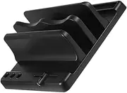 Generic Vertical Laptop Stand with Adjustable Book Rest Stylish Desktop Organizer for Books and Laptops Elegant Polished Finish Stable Base for Neat Workspace