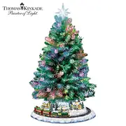 Thomas Kinkade Holiday Sparkle Christmas Tabletop Tree