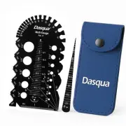 Bolt Thread Guage,13 Bolt Size and Thread Checker,Metal Screw Identifier Gaug...