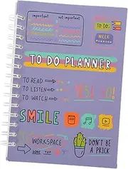 Tofficu Multi Function Academic Planner Book Household Organizer with Smooth Writing Pages Ring Design for Office School Travel Use