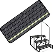 RV Step Carpet - Outdoor Stair Mats | Luminous Anti-Slip Traction Tape Pad Protective Dustproof Carpet Rug Self-Stick for Deck Staircase Travel Garage Trailer Truck Boat