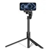 Aochuan M2 Pro Handheld Gimbal Selfie Stick Tripod with Fill Light AI Face Tracking Gesture Operation Mobile Phone Stabi