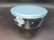 Pyrex Star Wars 2-pc Set Storage Darth Vader Blue Lid 6" x 3" - New