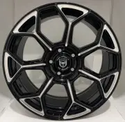 NS6 18 inch Black Milled Rim fits JAGUAR F-PACE 2017 - 2020