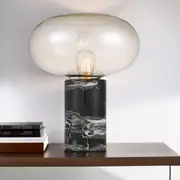 Maximo Table Lamp in Amber or Smoke