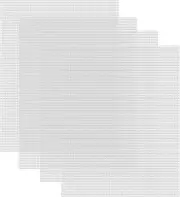 4 Pieces 7 Count Plastic Canvas Sheets 10.5 X 13.5 Inch Plastic Mesh, Plastic Me