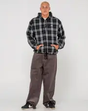 Mamba Hooded Flannel Overshirt