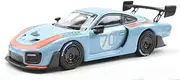 Minichamps 2018 935/19 #70 Light Blue with Orange Accents 1/64 Diecast Model Car 643061104