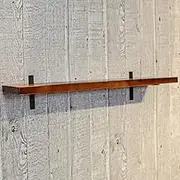 Wood Wall Shelf Vintage Industrial Floating Shelves Decorative Storage for Living Room Kitchen - Wall Mounted Shelves,