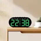 Multifunctional LED Clock with Day of the Week and Temperature Features