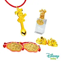 在飛比找PChome24h購物優惠-Disney迪士尼系列金飾 彌月金飾印章套組木盒-榜首美妮款